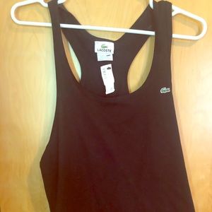 Black Lacoste Tank size 42 (M-L) NWT